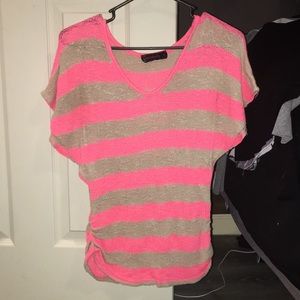Short sleeve sweater